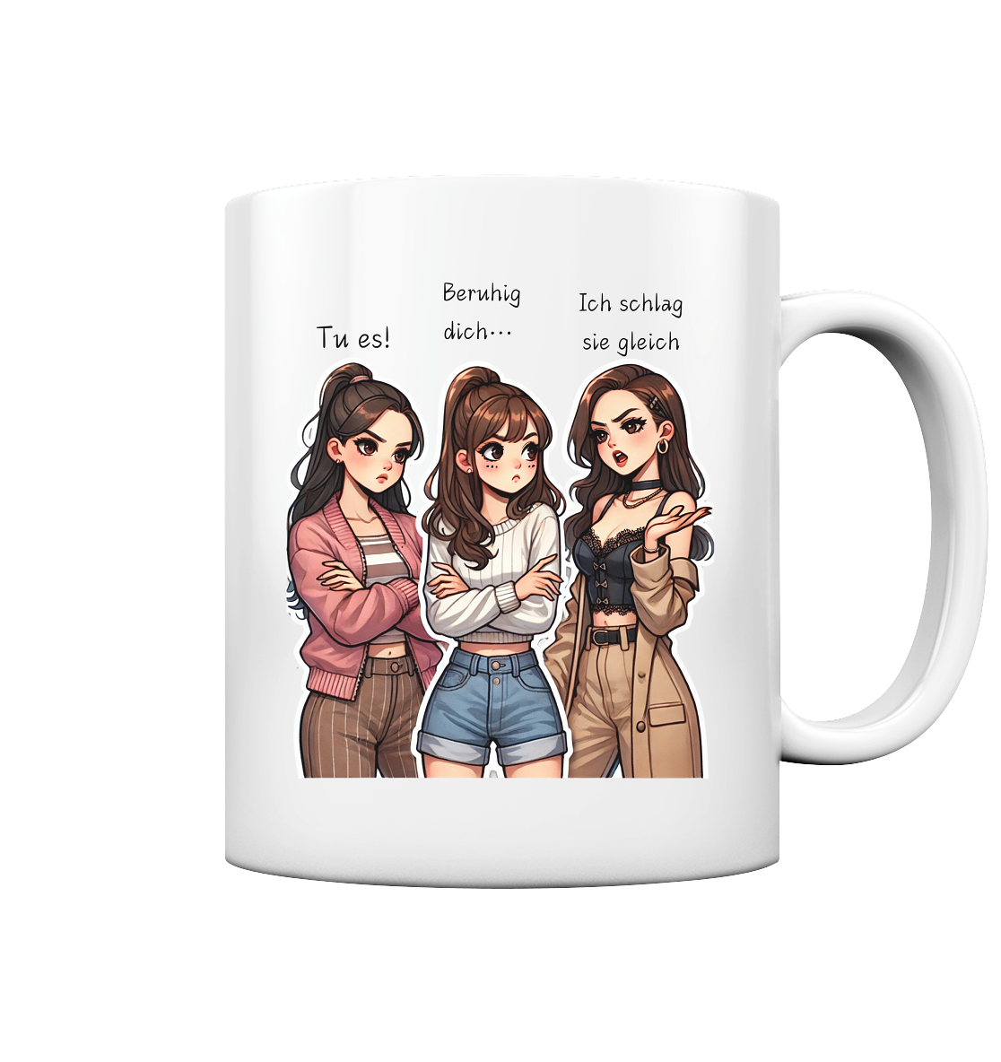 Tu es! - Tasse glossy