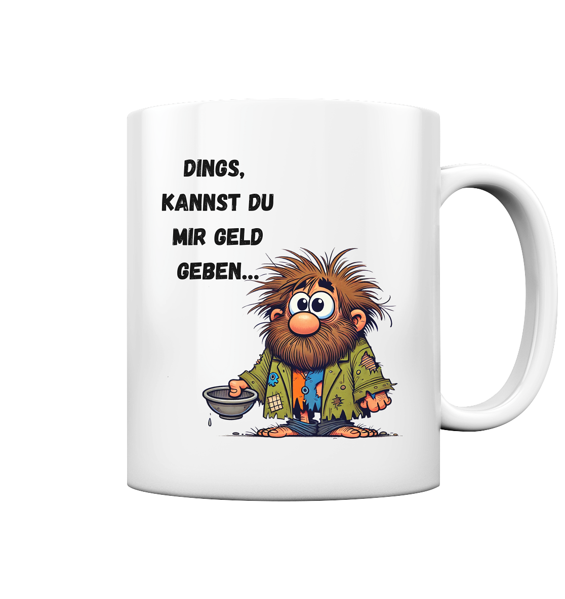Kein Geld - Tasse glossy