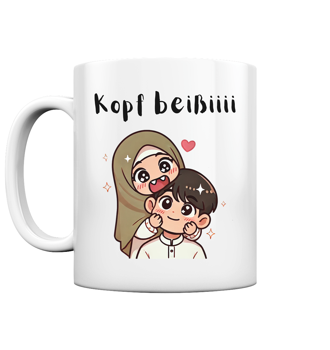 Kopf beißi - Hijabi - Tasse glossy