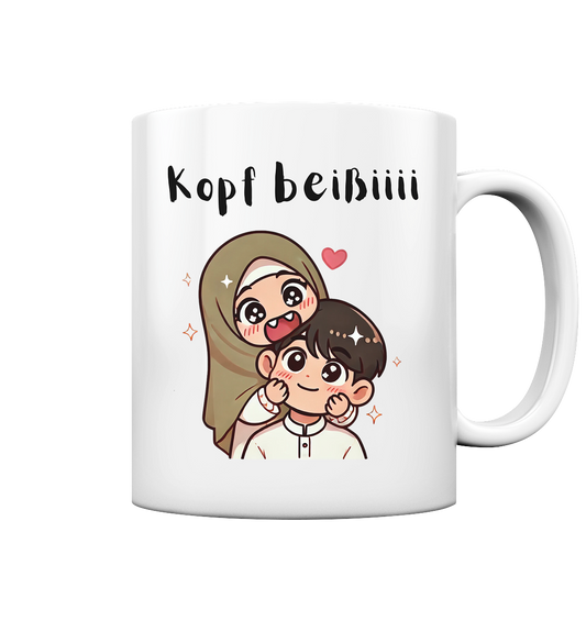 Kopf beißi - Hijabi - Tasse glossy