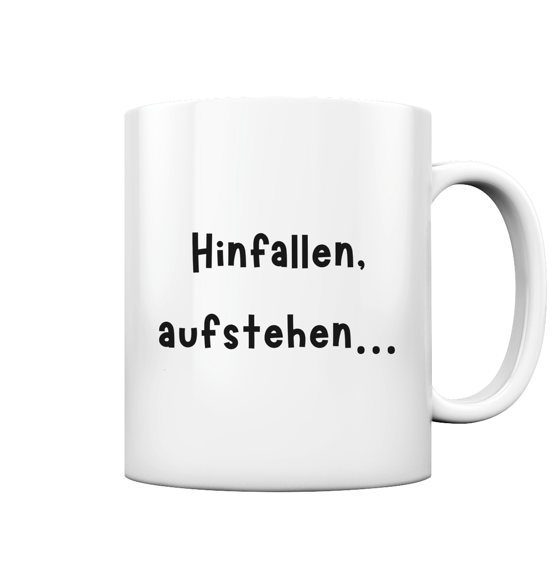 Wieder hinlegen - Tasse glossy